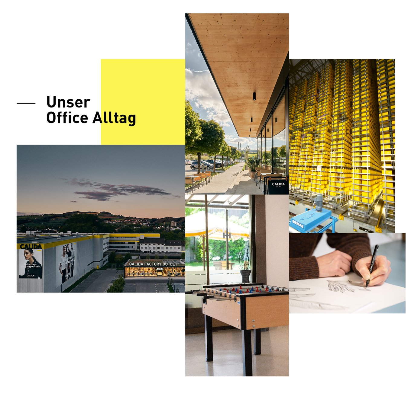 Office Alltag Collage