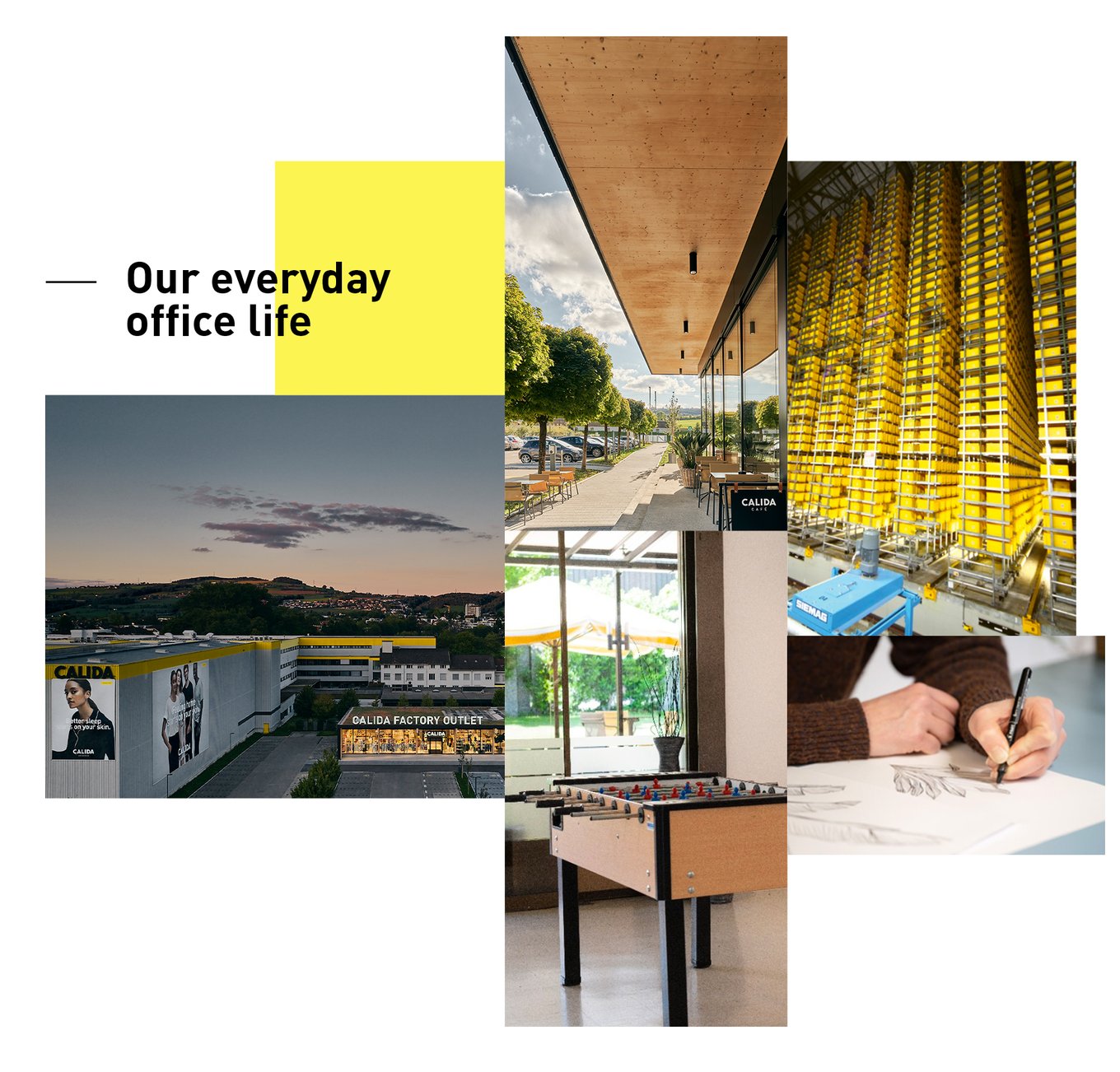 Office Alltag Collage