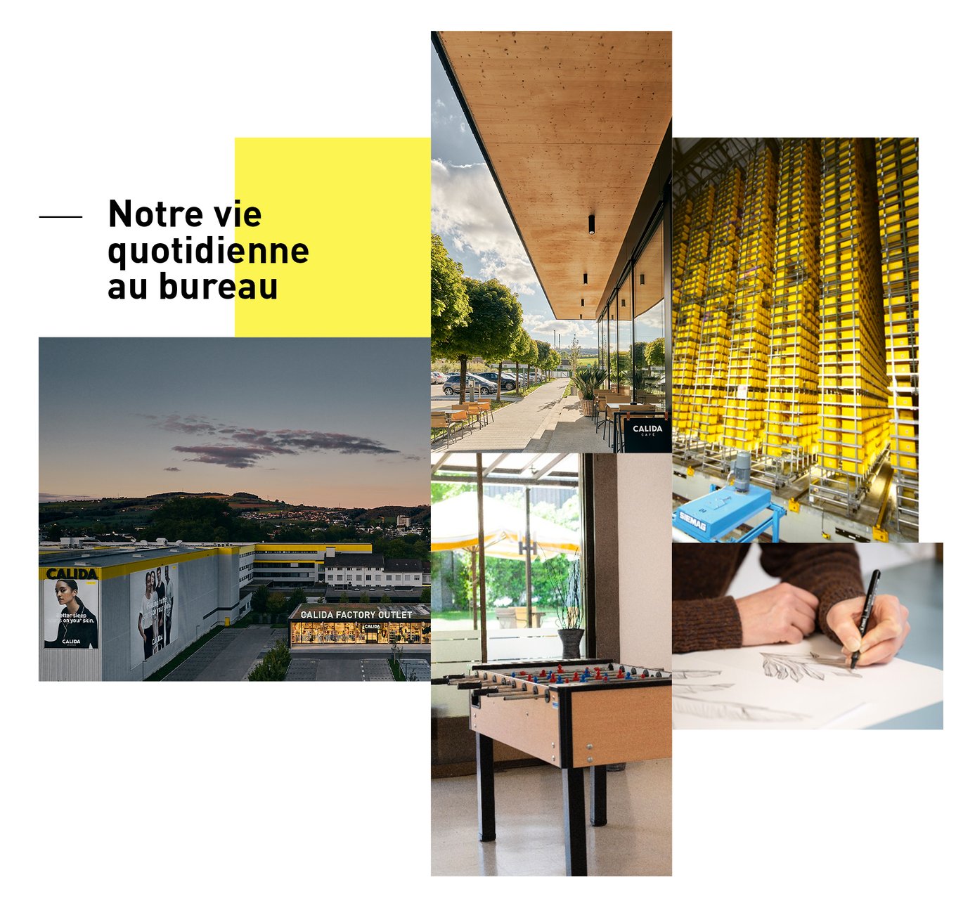 Office Alltag Collage