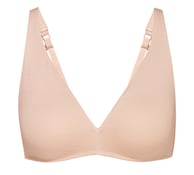 Wire-free triangle bra from the Natural Comfort range in rose.