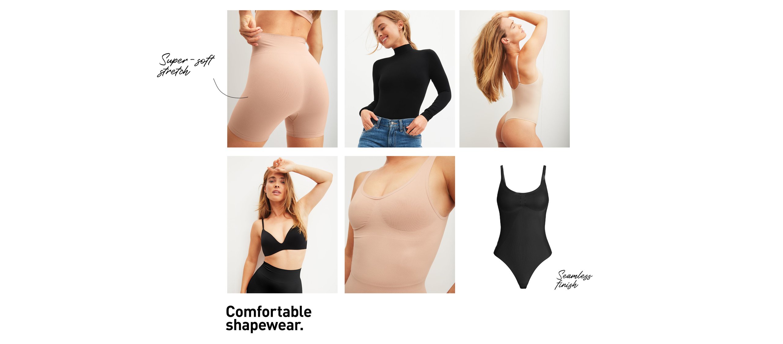 Collage of different styles of the Seamless Shape series.