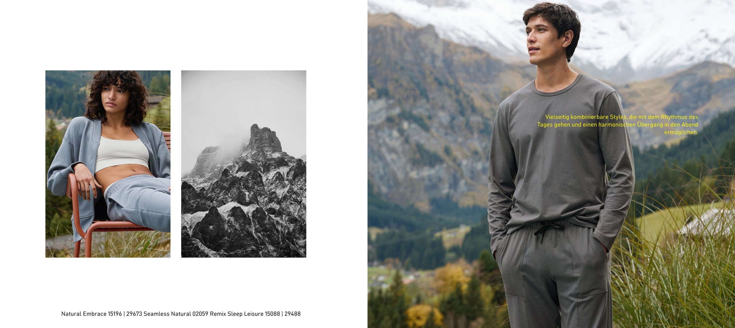 A collage of image pictures of the new collection AUTUMN | WINTER 2026.