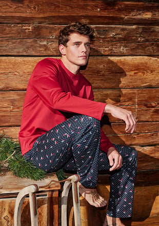 Herren Pyjama