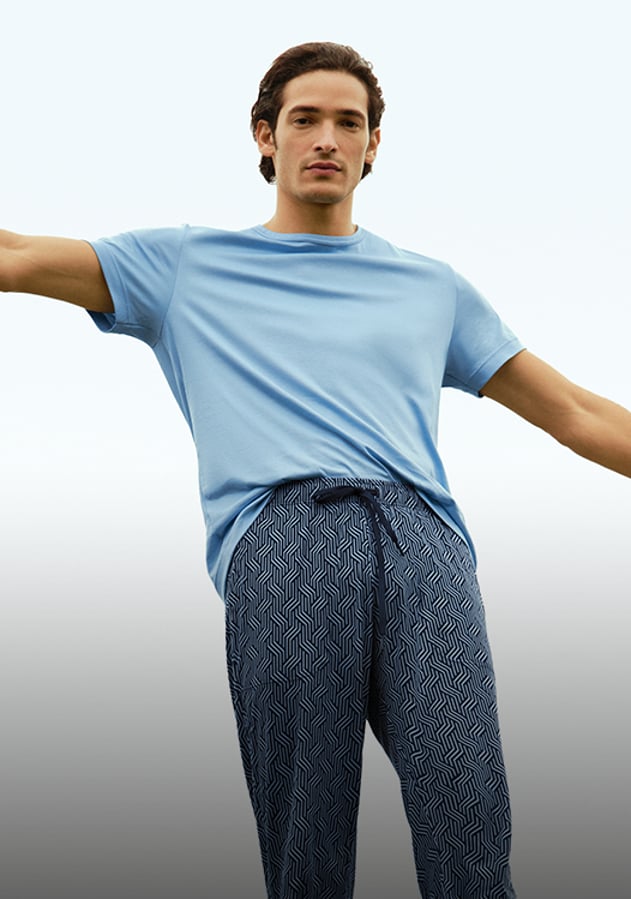 Herren Pyjama
