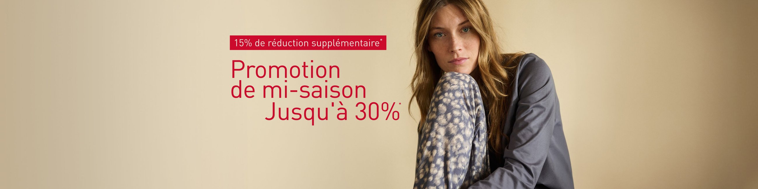 Vente de mi-saison 30% sur les articles sélectionnés.