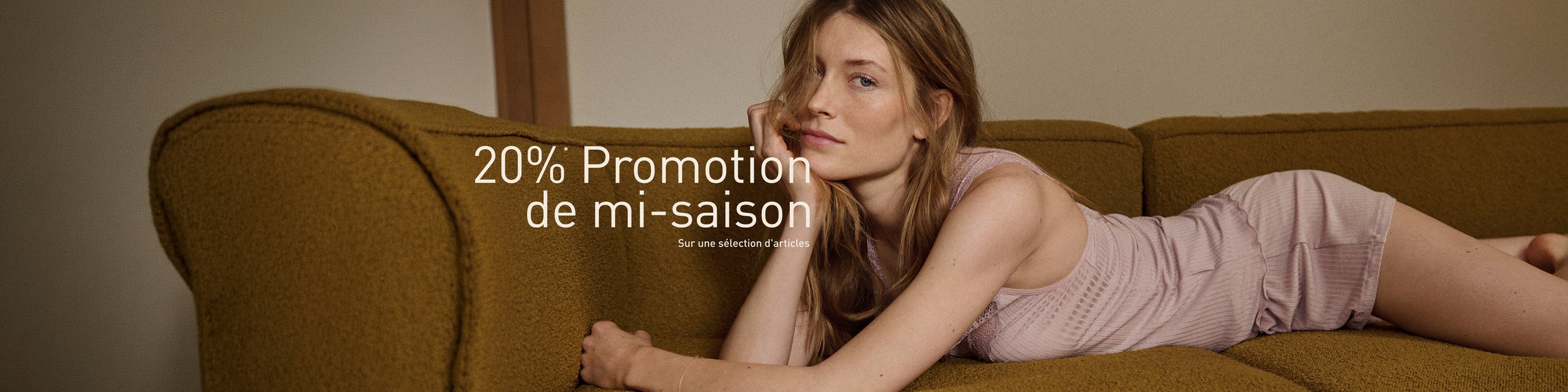 Vente de mi-saison 20% sur une sélection d'articles.