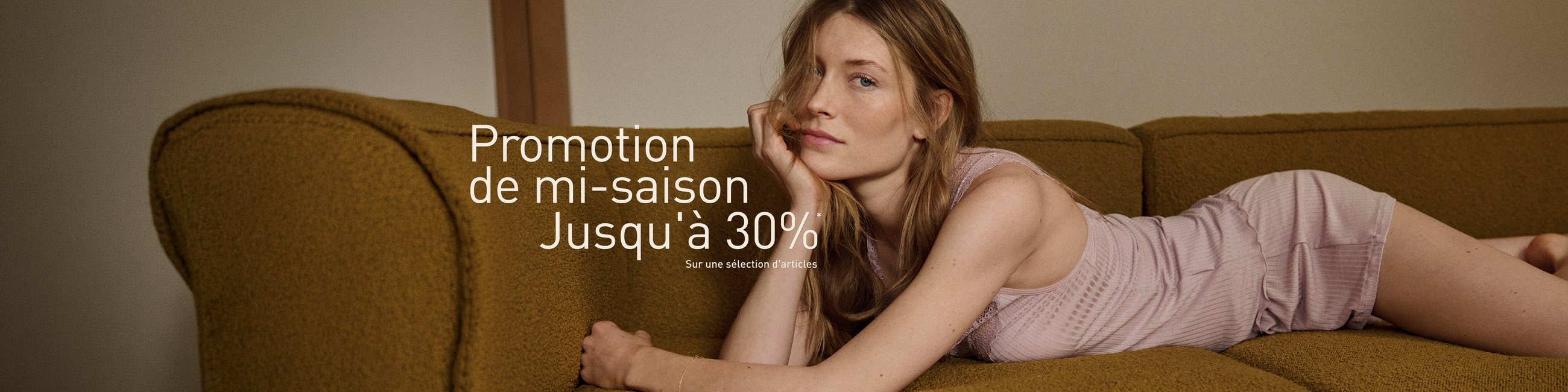 Vente de mi-saison 30% sur les articles sélectionnés.