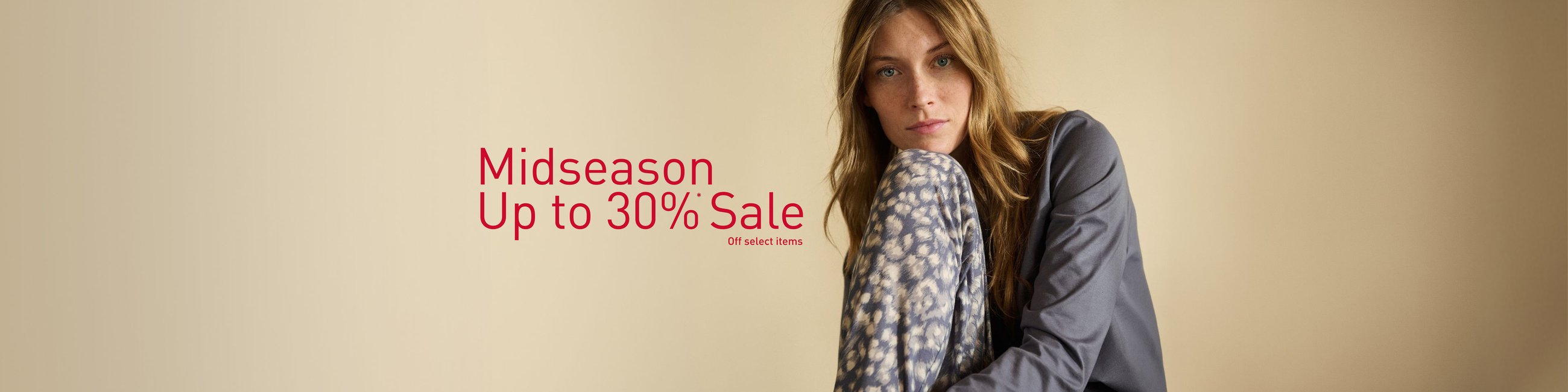 Mid-season Sale 30% on selected items.