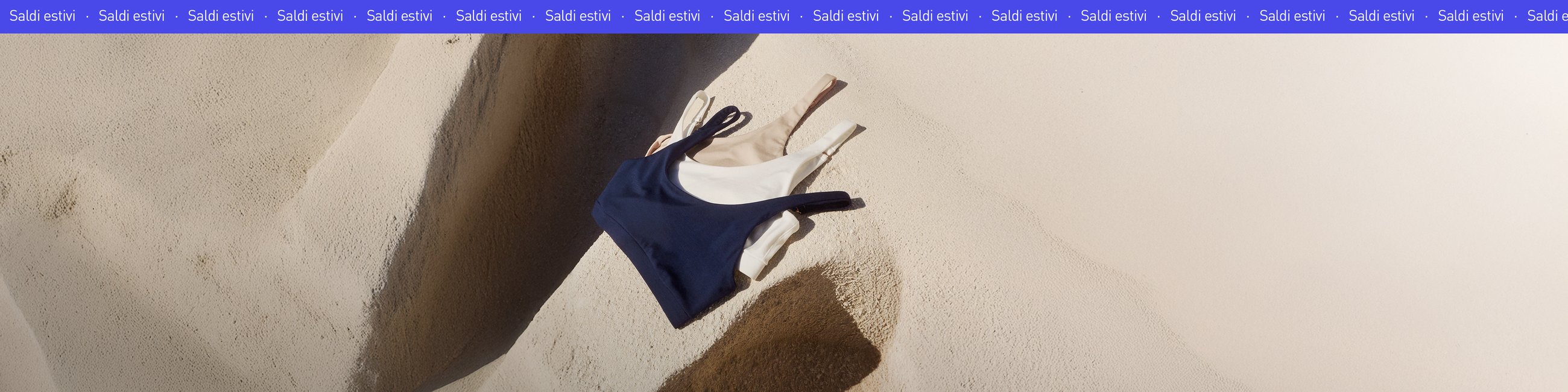 Intimo CALIDA uomo e donna ridotto fino al 50% durante i saldi estivi.