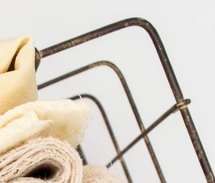 Verschiedene Stoffe in Beige
