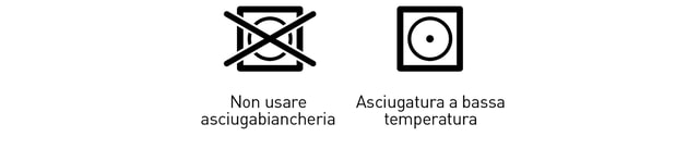Simboli di asciugatura