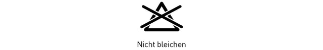 Symbole fürs Bleichen