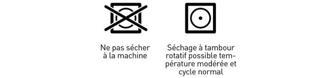 Symboles pour le séchage