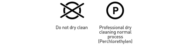 Symbols for dry cleaning