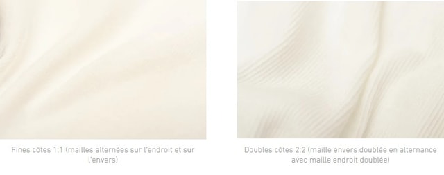 Fines côtes vs doubles côtes