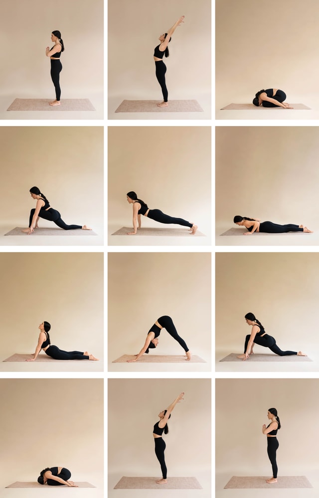 Sun Salutation Collage